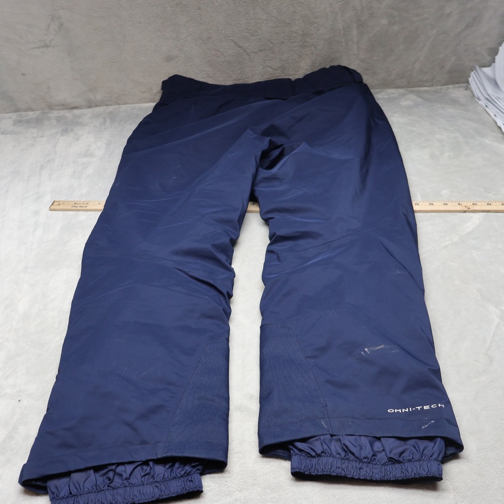 Columbia Snow Pants Mens XL Blue Wild Card Omni Heat Winter Ski Insulated 40x31 - Picture 12 of 15